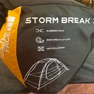 The North Face one person tent.